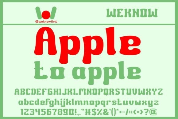 Apple to Apple: A Versatile Display Font for Creative Marketers
