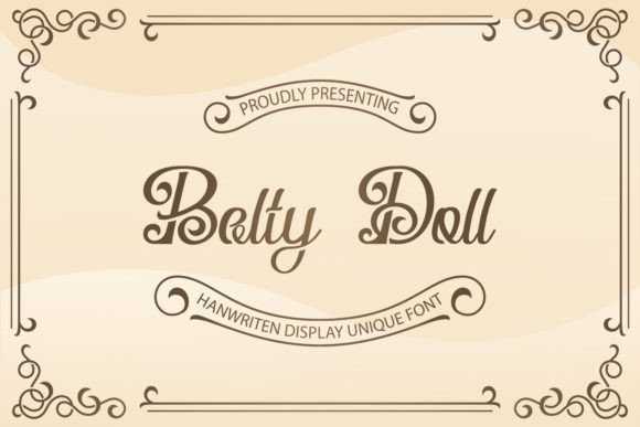 Belty Doll: A Vintage Display Font for Business Branding