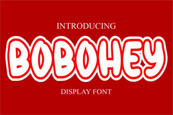 Bobohey: A Fun and Sweet Display Font for Engaging Campaigns
