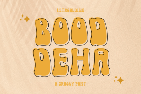 Bood Deha: A Groovy Display Typeface for Editorial Charm