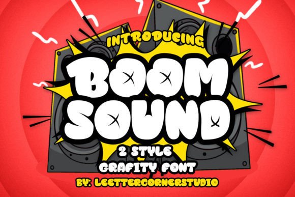 Boom Sound: A Bold and Cheerful Display Font for Marketers