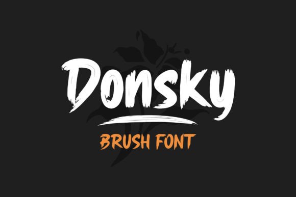 Boost Your Campaign with Donsky: A Versatile Dry Brush Font