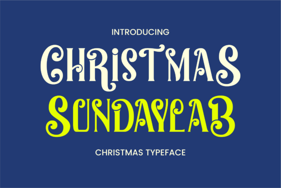 Christmas Sundaylab: A Festive Display Font for Your Web Design