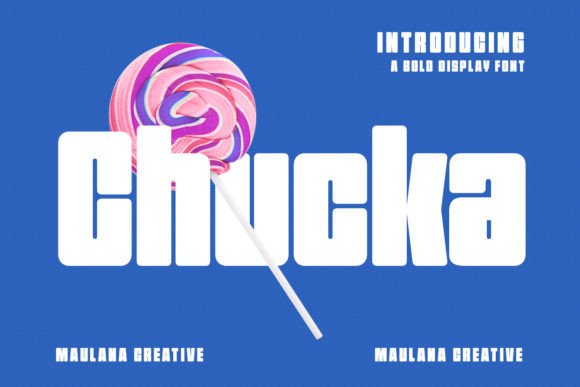 Chucka: A Modern Display Font for Creative Branding