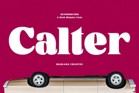 Discover Calter: A Modern Display Serif Font for Web Design