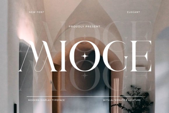 Discover Mioge: A Versatile Font for Elegant Branding
