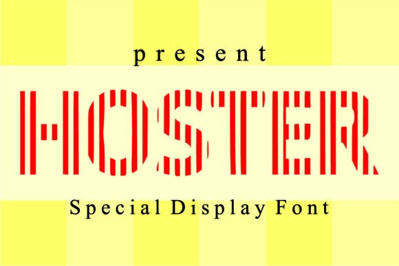 Discovering Hoster: A Display Font for Bold Editorial Design