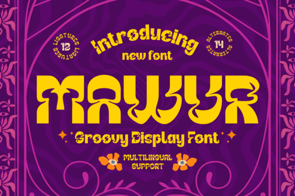 Enhance Your Brand with Mawur: A Stylish Display Font