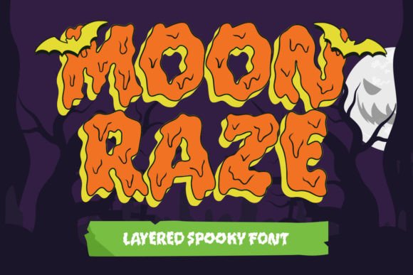 Exploring Moon Raze: A Bold and Playful Display Typeface
