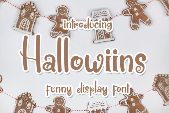 Hallowiins: A Joyful Display Font for Creative Projects
