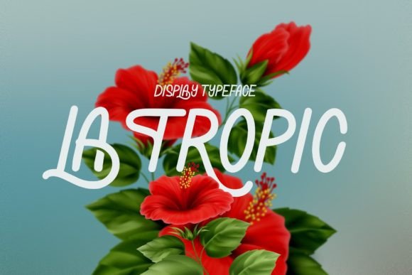 La Tropic: A Summery Display Font for Creative Branding