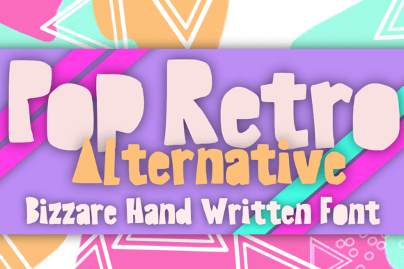 Pop Retro Alternative: A Fun and Funky Display Font