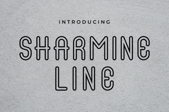 Sharmine Line: A Bold Font for Your Brand's Edge
