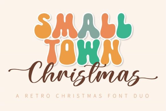 Small Town Christmas Duo: A Versatile Font for Editorial Design