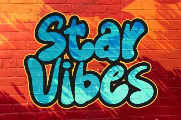 Star Vibes: A Unique Font for Creative Makers