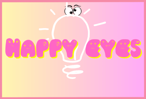 Transform Your Brand with Happy Eyes: A Fun and Adorable Display Font