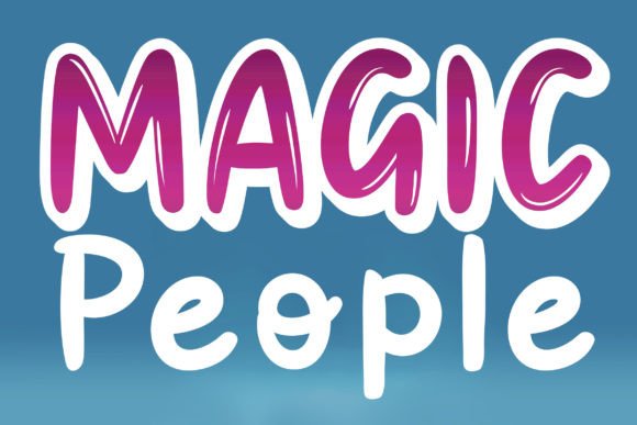 Transform Your Brand with Magic People: A Playful Display Font