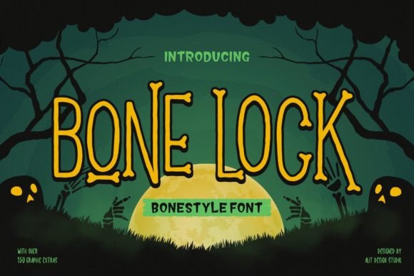Unleash Creativity with Bone Lock: A Spooky and Fun Display Font