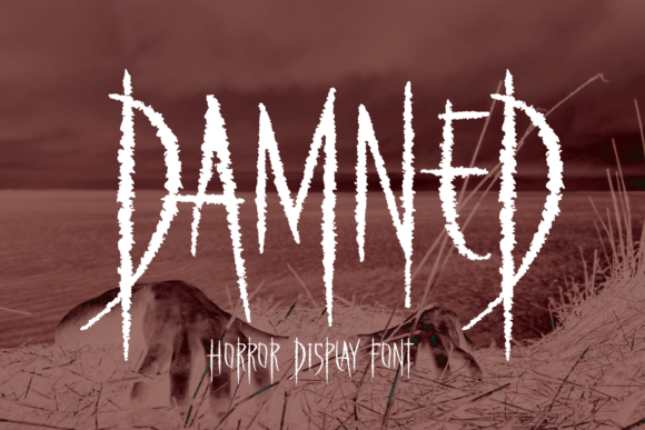 Unleash Spooky Vibes with Damned: The Perfect Font for Your Next Campaign