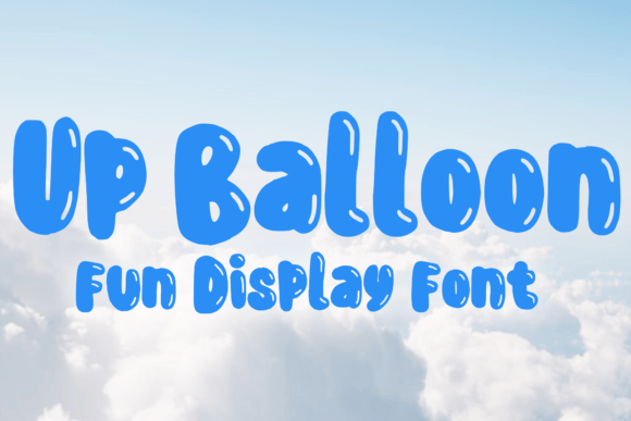 Up Balloon: A Playful Display Font for Engaging Web Design